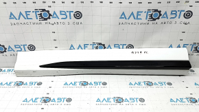 Lower front left door trim Audi Q3 83A 19-23 S-Line, glossy black molding, scratch