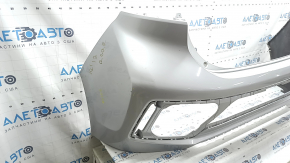 Rear bumper bare Hyundai Ioniq 17-22 without parking sensors, silver, worn