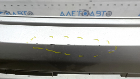Rear bumper bare Hyundai Ioniq 17-22 without parking sensors, silver, worn