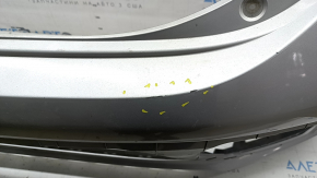 Rear bumper bare Hyundai Ioniq 17-22 without parking sensors, silver, worn