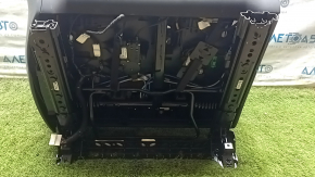 Rear row of seats, 2nd row, left, Tesla Model Y 20-25, black leather, mechanical, heated, scratches