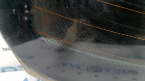 Rear window Audi A4 B9 20-23 heated, non-factory tinted, glue, broken connector