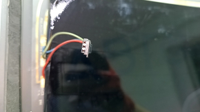 Rear window Audi A4 B9 20-23 heated, non-factory tinted, glue, broken connector