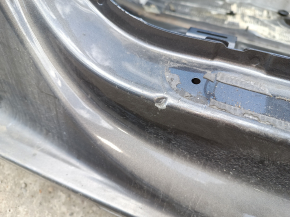 Front left quarter of Audi A4 B9 17-25 on the body, graphite, dented threshold, dent on the pillar