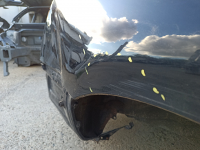 Quarter wing rear right Toyota Camry v40 07-11 on the body, black, rusty, dented, bumps