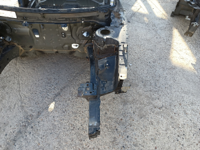 Front left quarter panel of Toyota Camry v40 07-11 on the body, black, rusty