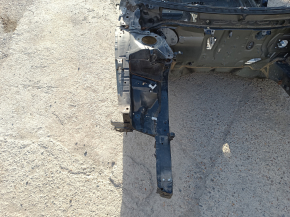 Front right quarter panel of Toyota Camry v40 07-11 on the body, black, rusty