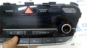Climate control Hyundai Ioniq 17-19 scratches on the glass