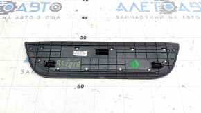 Black rear left outer door sill plate with chrome insert for Hyundai Ioniq 17-19