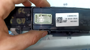 Hyundai Ioniq 17-19 front panel button block with black trim under BSM