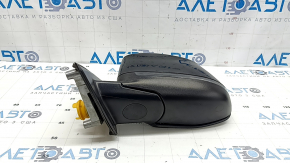 Left side mirror assembly BMW X5 F15 14-18 5 pins, turn signal, heated, auto-dimming, structured mount, gloss black