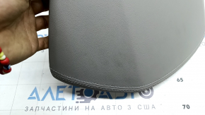 Upper left front panel trim Hyundai Ioniq 17-22, beige leather, white stitching, dry-cleanable