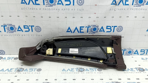Rear seat side bolster 2nd row right BMW X5 F15 14-18 leather brown Dakota, for 2 rows