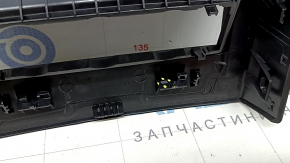 Rear center console trim BMW X5 F15 14-18 black, broken fasteners