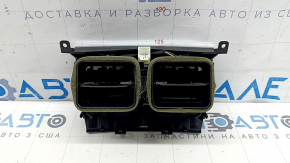 BMW X5 F15 14-18 black center console air duct deflector, for climate control, scratches