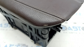 Armrest BMW X5 F15 14-18 leather brown Dakota, scratch