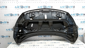 The bare hood of a 2020-23 Nissan Versa