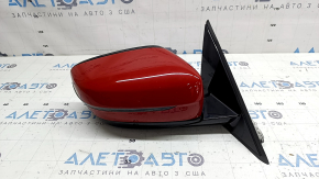 Right side mirror complete BMW 3 G20 19-26 9 pins, turn signal, heating, BSM, camera, Shadow-Line, red