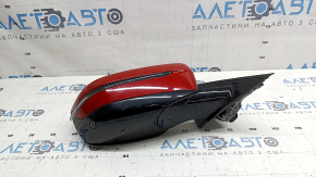 Right side mirror complete BMW 3 G20 19-26 9 pins, turn signal, heating, BSM, camera, Shadow-Line, red