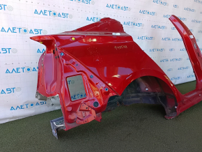 Quarter wing rear right Toyota Prius 50 19-22 under BSM, sawed off with the central pillar, red, bumps, dents