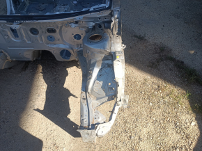 Front left quarter Toyota Prius 50 Prime 17-22 silver, on the body