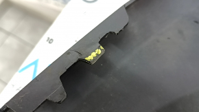 Rear bumper lip Audi Q3 83A 19-21 black chrome, matte, S-Line, tears, scratches, dented, crack, broken mount