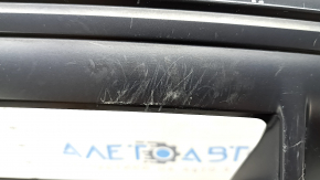 Rear bumper lip Audi Q3 83A 19-21 black chrome, matte, S-Line, tears, scratches, dented, crack, broken mount