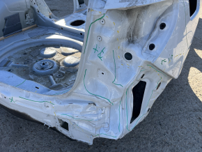 Quarter wing rear right Audi Q3 83A 19-25 on the body, white, dented
