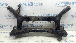 The rear subframe of the Toyota Prius 50 Prime 17-22 FWD is rusty, the bolt is sawed off