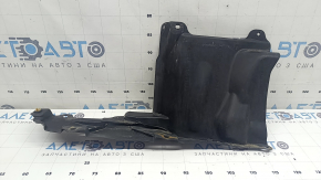 The right side engine protection of Toyota Prius 50 16-18 is worn and dented