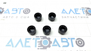 Wheel bolt cap plug 5 pcs. Audi Q3 83A 19-25 black