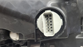 Left front headlight assembly Honda CRV 23-26 LED with black glossy molding, chip on molding, abrasion