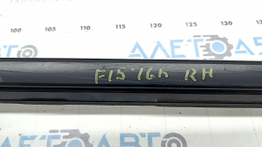 Roof rail, right, BMW X5 F15 14-18, matte black, worn