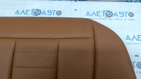 Rear seat cushion 2nd row BMW 3 G20 19-21 brown leather COGNAC, dry-cleanable, pokes