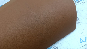 Right side trim for rear seats BMW 3 G20 19-26, brown COGNAC leather, dry cleanable