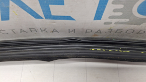 Inner glass seal of the front left door Tesla Model 3 18-23 deformation of the seal and molding
