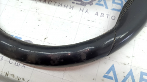 Naked steering wheel BMW 3 G20 19-26 black leather with heating, M Sport, with buttons, paddles, paddles, wiring and vibration motor, dry-cleanable, worn