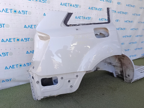 Quarter wing rear right Audi Q7 4L 10-15 sawed off, white, butt