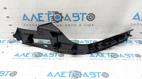 Rear left door sill trim BMW X5 F15 14-18 black for 2 rows with chrome insert E-Drive, scratches