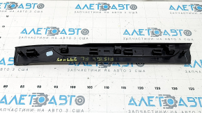 Front left door sill trim BMW X5 F15 14-18 black with chrome insert E-Drive, scratches