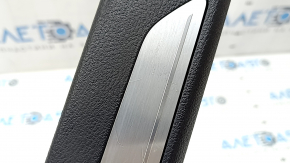 Front left door sill trim BMW X5 F15 14-18 black with chrome insert E-Drive, scratches