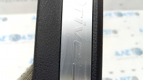 Front left door sill trim BMW X5 F15 14-18 black with chrome insert E-Drive, scratches