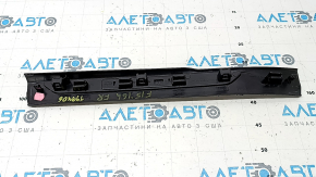 Front right door sill trim BMW X5 F15 14-18 black with chrome insert E-Drive, scratches