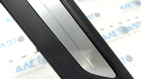 Front right door sill trim BMW X5 F15 14-18 black with chrome insert E-Drive, scratches