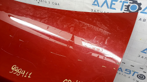 Trunk lid BMW 3 G20 19-26 red A75, in glue, scratches, dents, dented