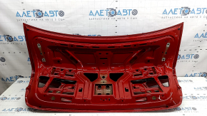 Trunk lid BMW 3 G20 19-26 red A75, in glue, scratches, dents, dented