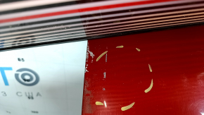 Trunk lid BMW 3 G20 19-26 red A75, in glue, scratches, dents, dented