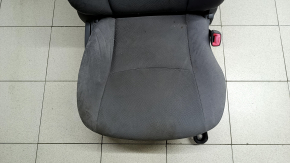 Passenger seat Toyota Prius 30 12-15 with airbag, mechanical, dark gray velour, dry cleanable
