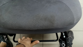 Passenger seat Toyota Prius 30 12-15 with airbag, mechanical, dark gray velour, dry cleanable