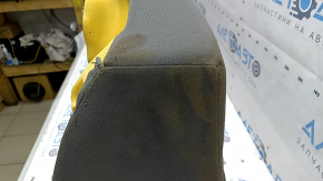 Rear seat cushion 2nd row Toyota Prius 30 10-15 dark gray velour, dry cleanable, dents
